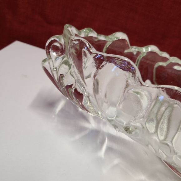 Vintage Jeannette Clear Gondola Glass Container - Picture 6 of 8